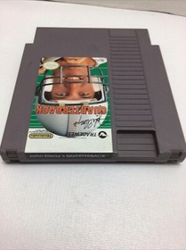 Nintendo NES John Elway's Quarterback  game cartridge, manual & Sleeve TESTED #