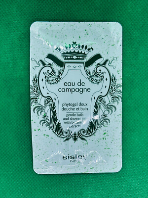 5 X Sisley-Paris Eau De Campagne Bath & Shower Gel Sample Size (8ml x 5 = 40ml)