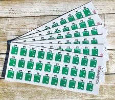 30 Suitcase Planner Stickers for Travel for Various Types of Planners  174 