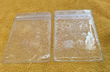 2 Clear ID Card Badge Pass Holder Pocket Wall...