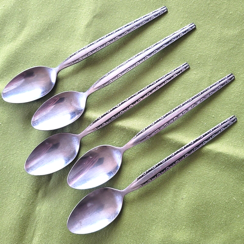 SRI STANLEY ROBERTS CORTINA STAINLESS FLATWARE 6 Pieces Japan 992379
