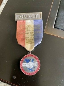 ST LOUIS MO Missouri State Labor Council AFL-CIO 2nd Annual Convention Badge 57