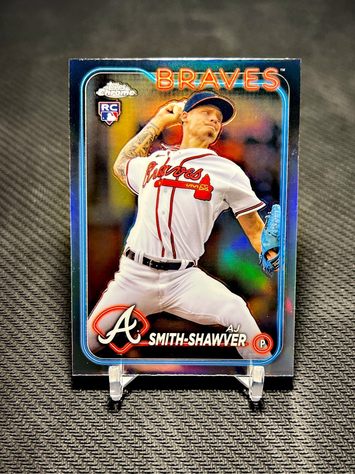 2024 Topps Chrome Baseball - #19 AJ Smith-Shawver (RC) Refractor