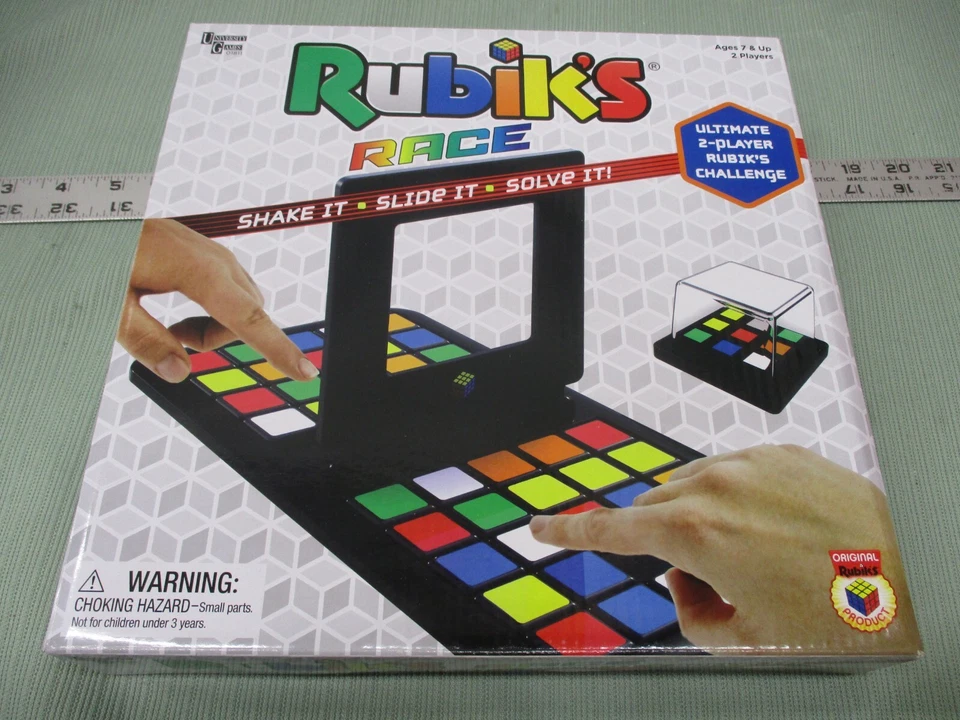 Juegos Universitarios Rubik's Race Puzzle Desafío Competición Juego de Mesa Colores Juguete Foto 4 de 4