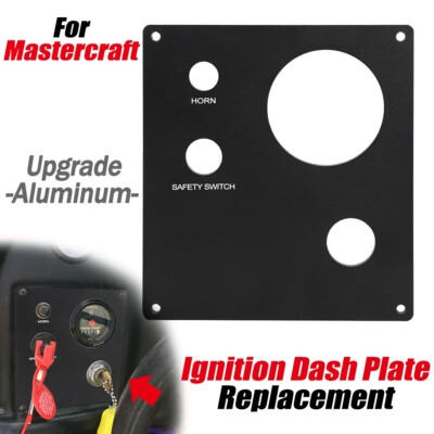 Key Switch Panel, Ignition Dash Plate For Mastercraft Prostar Tristar 1989-1991