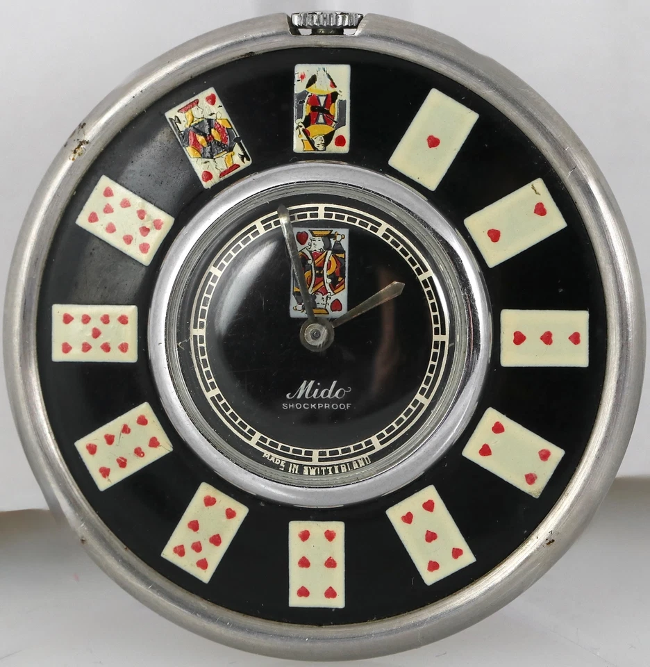 Reloj Cartera Poker Raro Mido Limited 44 mm Foto 3 de 4