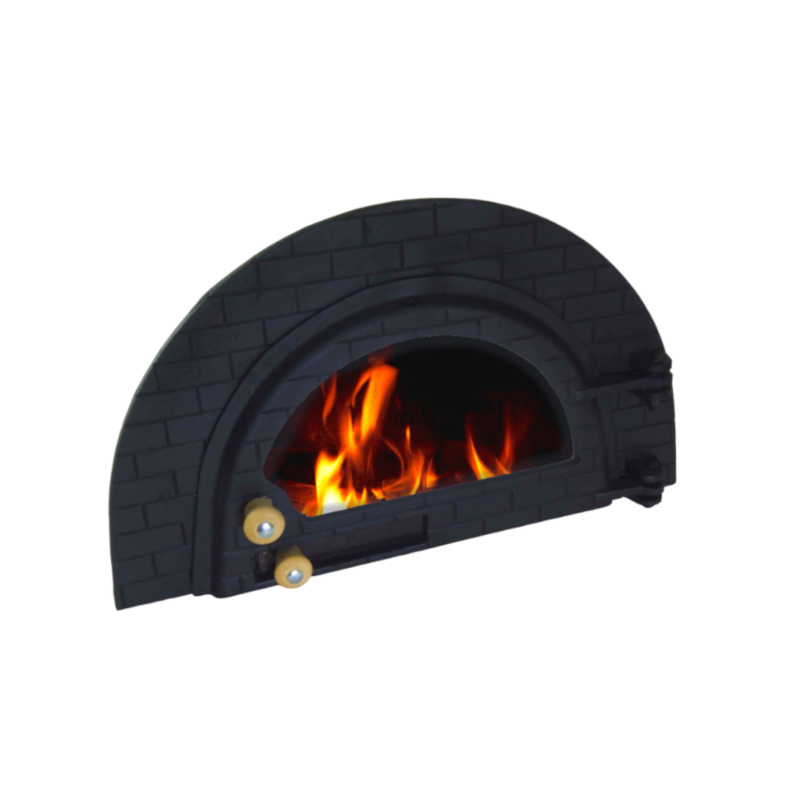 Cast Iron Glass Pizza Oven Door DIY Wood fired Pizza Ovens eBay
