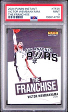 Victor Wembanyama 2024-25 Panini Instant THE FRANCHISE #TF25 PR #/234 PSA 9