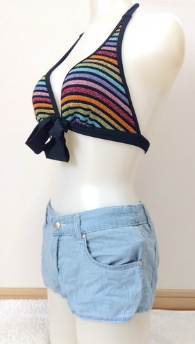 Costume da bagno donna bikini con spalline Beach Queen Shreanu made in Japan taglia 9M - Foto 1 di 23