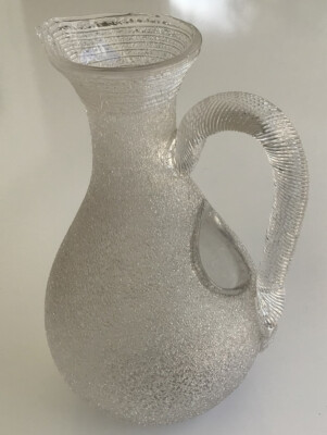 Biedermeier Kalte-Ente Carafe 1860 s glass cold duck champagne cooler pitcher