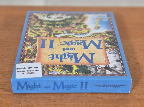 Neu Sealed Might and Magic II 2 Gates To Another World 3,5" IBM PC Big Box Spiel - Bild 4 von 9