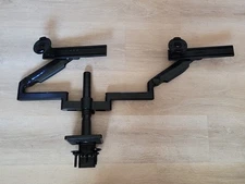 Humanscale M/Flex Dual Monitor Desk Mount - 2 Arms 2 Slider Brackets + Wrenches