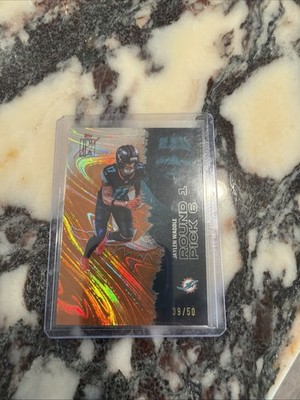 2025 Topps Signature Class Jaylen Waddle Orange Lava /50 Jersey&Color Match SSP