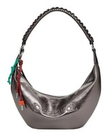 Desigual Zante Half Logo Crossbody Bag UmhäNgetasche Tasche Brushed Silver Neu