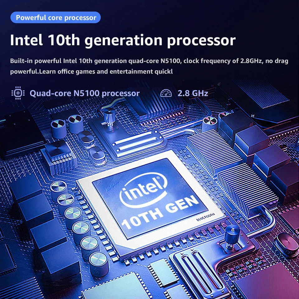 CHUWI GemiBook Pro 14.1" Laptop Windows 11 Intel N5100 8+256GB Backlit Notebook - Image 2 of 4