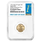 2026-W $5 1/10-oz Proof American Gold Eagle NGC PF70UC FDI First Label