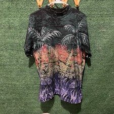 Vintage single Stitch AOP Hobie surfing t-shirt.SzXL