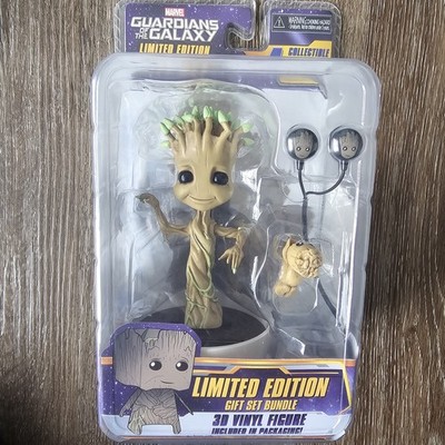 NECA Dancing Groot Gift Set Bundle - Guardians Of The Galaxy Solar Body Knockers