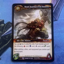 World Of Warcraft TCG Thrall, Guardian Of The Elements Twilight 177/220