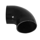 4" 102mm 90-DEGREE ELBOW TURBO/INTAKE PIPING SILICONE COUPLER HOSE/PIPE Black