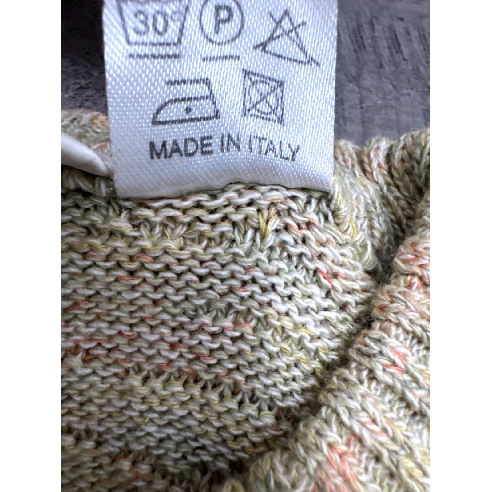 Vintage Norm Thompson Patchwork Knit Sweater Mens… - image 8