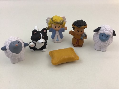 Fisher Price Little People Lil Pastori Personaggi di Ricambio Pecora Pastore Cane