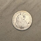 1871 S San Francisco Mint Seated Liberty Half Dollar Harder to Find Date