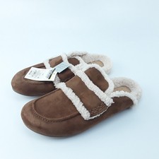 Women  s Lucie Cozy Lined Footbed Flats Tan Size 11 A New Day