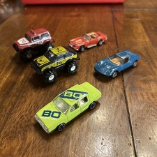 Vintage cars such as Schaper Stomper, fire bird, Lamborghini, Volvo, camero