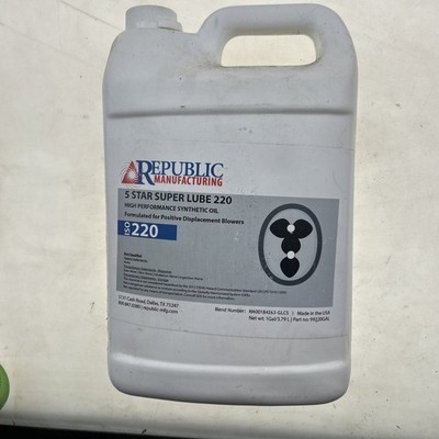 Republic Manufacturing Super Lube ISO 220 Positive Displacement Blower Oil-1gal