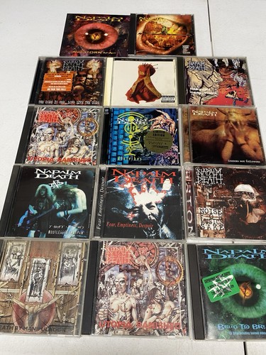 Napalm Death Lot Of 14 CDs Cd