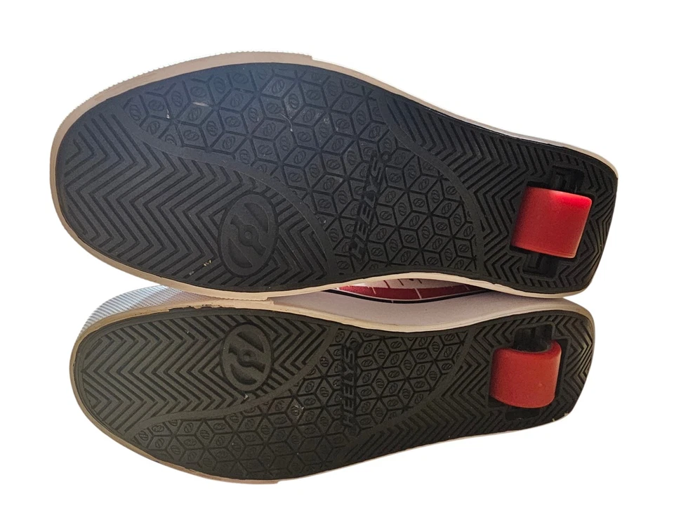 Zapatillas altas Heelys Hustle American Flag para hombre talla 8 rojas blancas azules de lona Foto 4 de 4