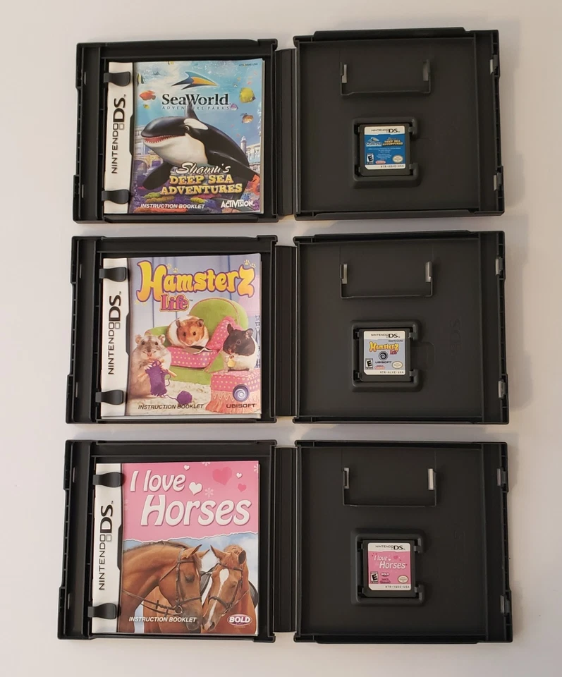 lote de 6 juegos nintendo ds completos Club Penguin, Sims, Horses Hamsterz + Foto 3 de 4