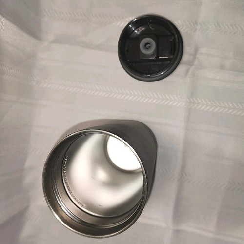 THERMOS Stainless Steel Tumbler Black w Lid Insulated Hot Cold - Picture 8 of 14
