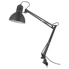 NEW IKEA TERTIAL Work Lamp Adjustable Arm Table Lamp Desk Study Office Dark Grey