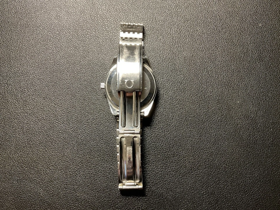 Винтажные мужские автоматические часы Omega Seamaster Cal 1020 день и дата черный циферблат - Изображение 3 из 4