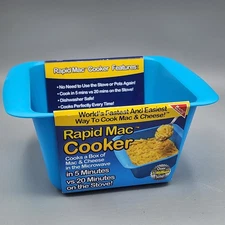 Rapid Mac Cooker Macaroni and Cheese Maker Fast Easy Bowl Dish Dishwasher Safe