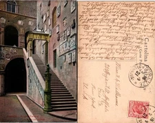 Firenze Palazzo Pretorio La Scala nel Cortile Postcard