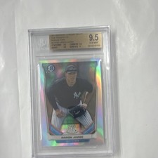 2014 Bowman Chrome Draft Refractor Aaron Judge #CTP-39 Yankees MLB BGS 9.5