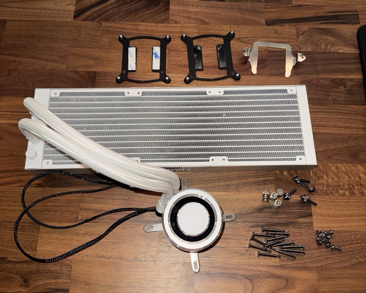 Lian Li Galahad AIO 360 RGB Liquid Cooler - White | eBay