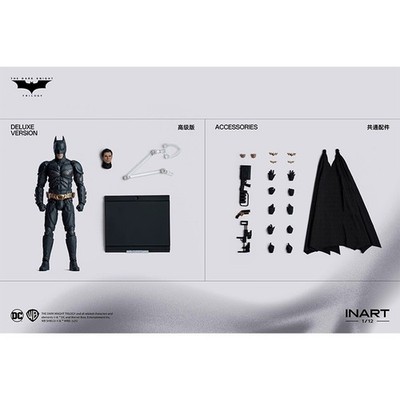 INART Batman The Dark Knight Trilogy Deluxe Version 1/12 In stock Action Figure