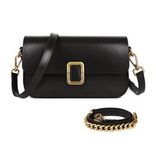 Leather Should Bags for Women, Leather Crossbody Purse with Removable Adjusta...