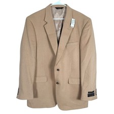 Jos. A. Bank Executive Blazer Mens 46XL Tan 100 Camel Hair Sport Coat NEW 450