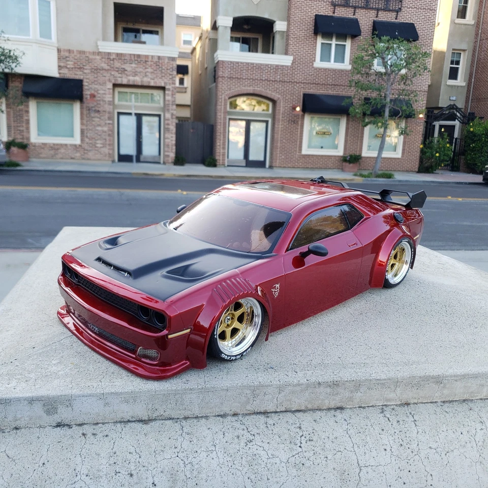 200mm 1/10 Custom Paint HELLCAT 4Tec-2 drift DC10 HPI YD2 MST TT02 Body Only - Image 3 of 4