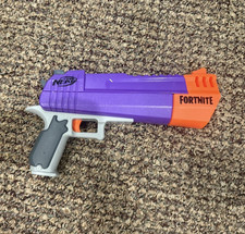 NERF Fortnite SP-L Dart Blaster Purple/Orange w/ 10 Foam Darts