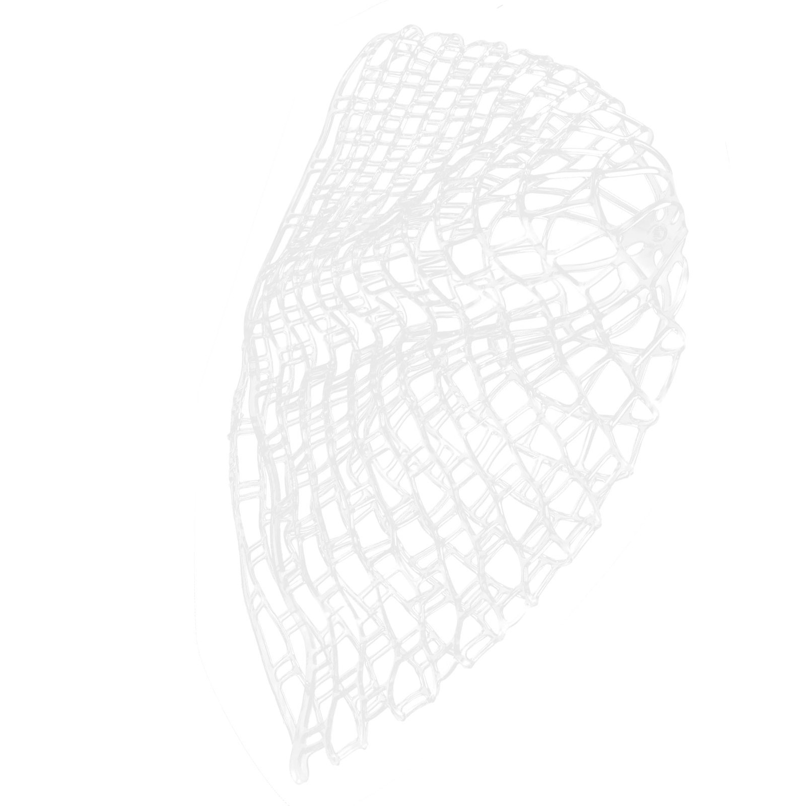 (50)Fly Fishing Landing Net Rubber Mesh Trout Bass Fishing Catch Release Net