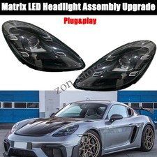 2x Matrix Full LED Faros DRL Actualización Para Porsche 718 Boxter Cayman 2016-23
