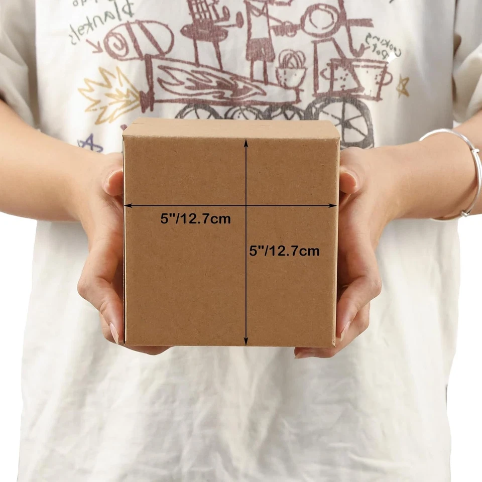 EdenseeLake 40 Pack 5x5x5 inches Shipping Boxes Small inch, Brown  - Image 4 of 4