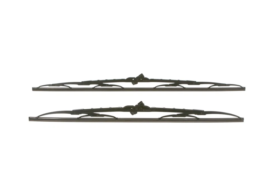 2x Wiper Blades (Pair) fits MITSUBISHI ASX GA Front 2010 on Windscreen Set Bosch - Image 3 of 4