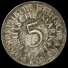 1951-D Germany Silver 5 Deutsche Mark Coin Berlin Mint 1st Year Type Lot D6-93 — photo 8